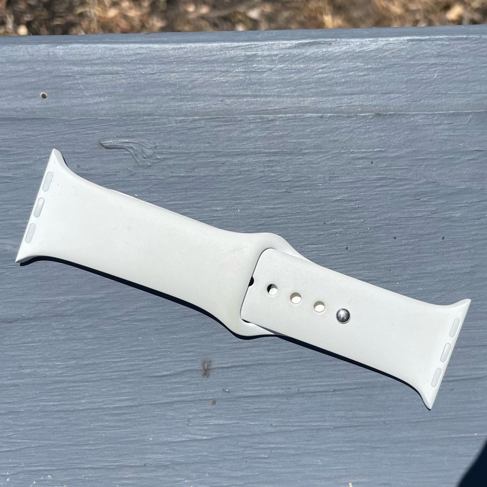 White Apple Watch Band